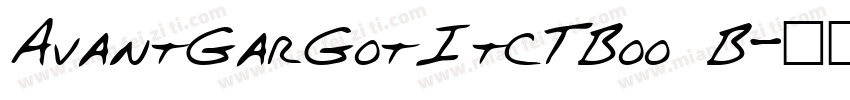 AvantGarGotItcTBoo B字体转换